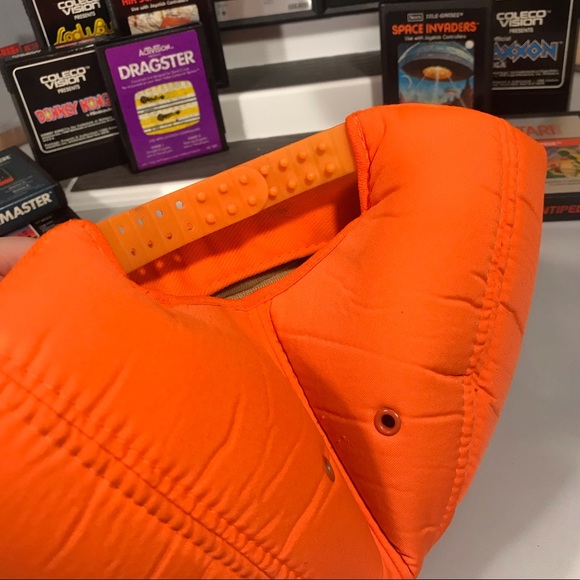 VTG Acme Brick Orange Hunting Snap Back w Patch - Picture 6 of 7